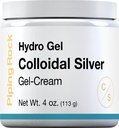Piping Rock Colloidal Silver Cream | 4 oz | for Skin | Hydro Gel Cream