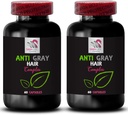 Anti gray hair capsule - ANTI GRAY HAIR COMPLEX - Color rejuvenation, Hair color care, Color protection, Gray hair management, Anti gray hair, Color brilliance, Lustrous color 2 Bottles 120 Capsules
