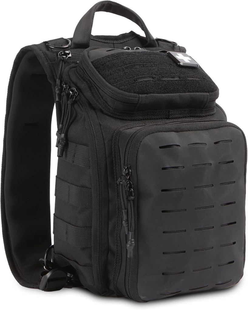 My Medic Recon PRO - HSA FSA First Aid Kit - 250+ First Aid and Survival Essentials, Supplies, & Must Have IFAK for Home, Car, Office or Business - Black