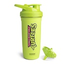 Smartshake TMNT Reforce Stainless Steel Protein Shaker Bottle - Non Insulated Unisex Gym Bottle | Metal Shaker Bottles - 900 ml | 30 oz - Leakproof Screw-on Lid - BPA Free | Light Green