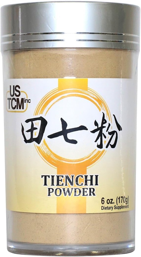 100% Pure Tienchi Powder Pseudoginseng Notoginseng Sanqi Powder Tienchi Ginseng Powder 田七粉 120mesh (6oz)