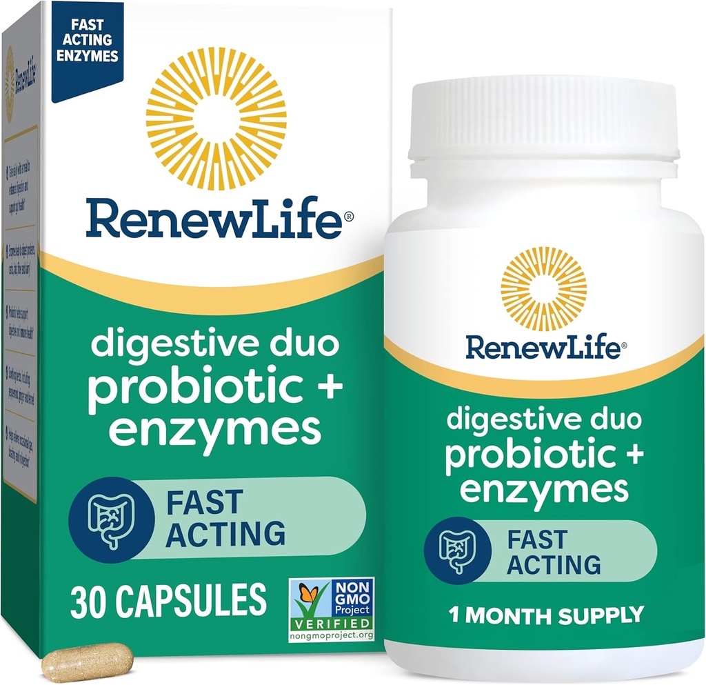 Renew Life Women's Probiotic Capsules, Supports Vaginal, Urinary, Digestive and Immune Health, L. Rhamnosus GG, Dairy, Soy and gluten-free, 25 Billion CFU, 50 Count