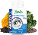 Parker Naturals Optimal Eye Health Vitamin & Mineral Supplement, Eye Supplements & Vitamins for Vision with Vitamin C & E, Lutein & Zeaxanthin Supplements, 60 Caps