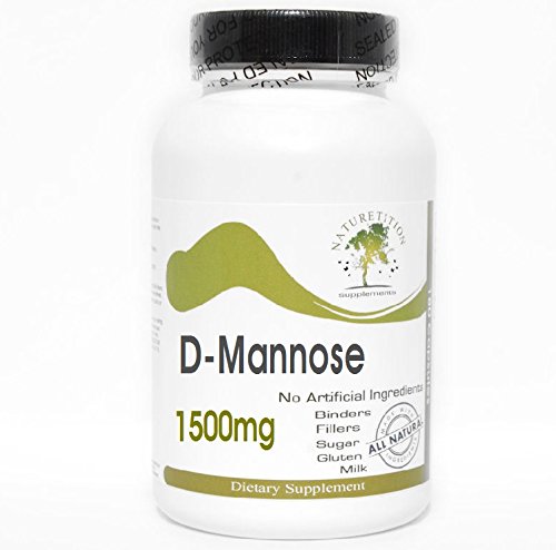 D-Mannose 1500mg // 180 Capsules // Pure // by PureControl Supplements