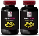 Ginkgo biloba antioxidant Extract - Ginkgo BILOBA Extract - Herbal Extract antioxidant, Ginkgo biloba antioxidant Benefits, Natural Botanical Support, Ginkgo biloba antioxidant 2 Bottles 120 Capsules