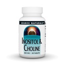 Source Naturals Inositol & Choline, Supports Healthy Nerve Function* - 800 mg -50 Vegetarian Tablets
