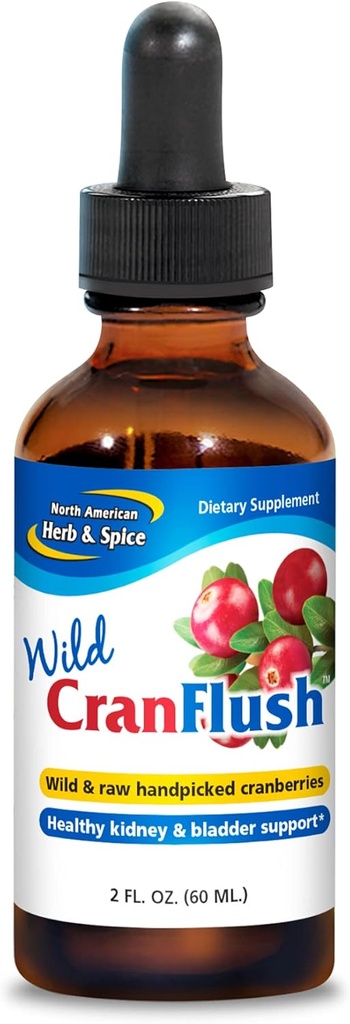 North American Herb and Spice Cran Flush, 2 Fluid Ounce