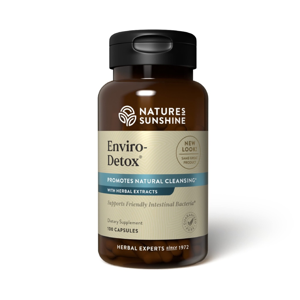 Nature's Sunshine Enviro-Detox, 100 Capsules | Removes Pollutants and Toxins that can Build Up, Slow Normal Cleansing, and Supports Digestion