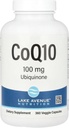 Lake Avenue CoQ10 Nutrition - Ubiquinone Supplement - Promotes Antioxidant Activity - Gluten Free, Non-GMO - 100 mg - 360 Veggie Capsules