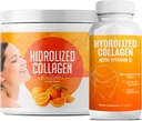 Hydrolyzed Collagen Powder Supplement | Promotes Hair, Nail, Skin, Bone, Joint Health, Gut Health | Hydrolyzed Grass Fed Collagen Peptides |Collagen for Women | 200gr (Bundle 2)