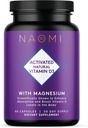 NAOMI Activated Vitamin D3 5000 IU (125 mcg) Supplement with Magnesium for Strong Bones, Teeth, Muscle, Immune and Mood Support, Non-GMO, Gluten Free, 60 Veggie Caps, 30 Day Supply