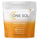 One Sol Creatine for Women, All Natural Women’s Creatine Powder w Creapure & Leucine, Increase Lean Muscle Mass, Reduce Recovery Time, Promotes Brain & Bone Health (Unflavored, 60 Servings)