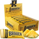 Braven Bar Pineapple Energy Bars (1.59 oz, Pack of 20) – Energy Chews with 5g Protein – On-the-Go Energy Snacks for Running, Hiking, and Sports - Gluten Free Snacks for Sustained Energy Boost