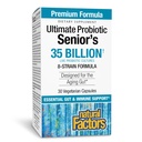 Natural Factors Ultimate Probiotic Senior's - Senior Supplement for Digestive & Immune Health - 35 Billion CFUs - Non-GMO & Gluten-Free - 30 Capsules (30 Servings)