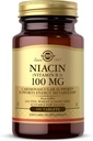 Solgar Niacin (Vitamin B3) 100 mg - 100 Tablets - Supports Energy Metabolism - Non-GMO, Vegan, Gluten Free, Dairy Free, Kosher - 100 Servings