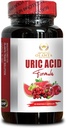 URIC Acid Support - Urinary Tract Support with Cranberry, Chanca Piedra, Tart Cherry, Uric Acid Support Capsules, Herbal Blend - 1 Bottle 60 Capsules