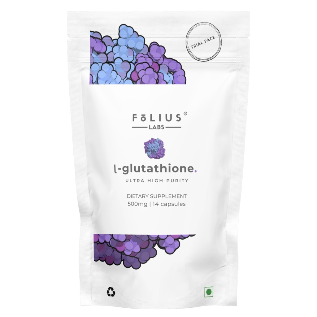 FOLIUS LABS Clean Label L-Glutathione 98% (Reduced) - Trial Pack