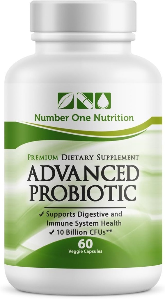 N1N Premium Probiotics for Men & Women [11.5 Billion CFUs] Lactobacillus Acidophilus Probiotic Supplement to Improve Digestion & Immunity, Shelf Stable & No Refrigeration Required, 60 Caps