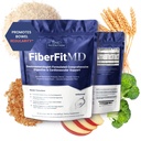 1MD Nutrition FiberFitMD - for Potent Digestive & Cardiovascular Support - Health Supplement for Women & Men - High Fiber Powder - 30 Days
