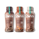 OWYN Only What You Need Doubleshot Dairy Free Keto Protein Coffee Shake, Variety Pack, 0g sugar, 20g plant based protein, 180mg Caffeine, Gluten & Soy Free, Non-GMO, Vegan (36 Pack, 12 Fl Oz Bottles)