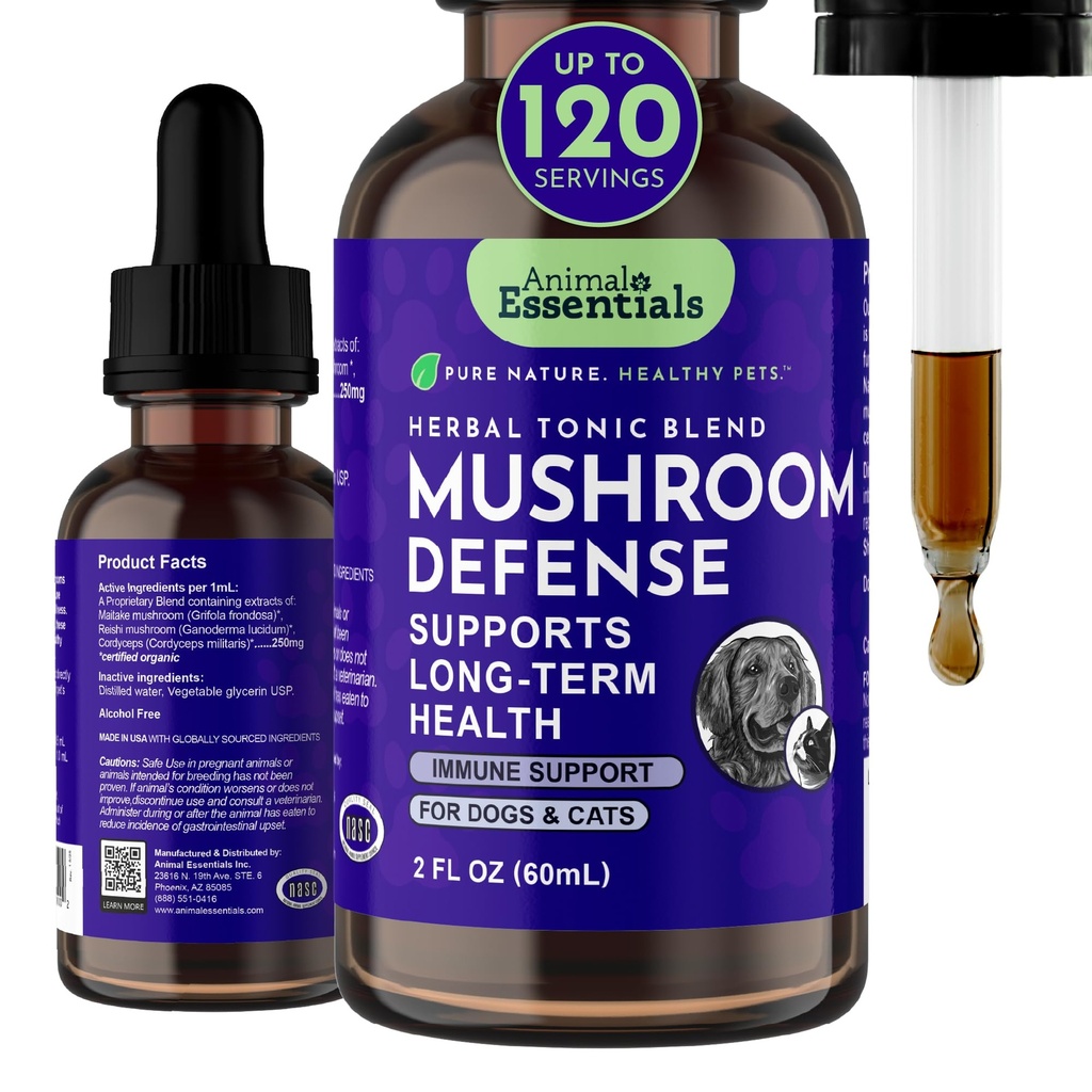 Animal essential Mushroom defense Mycotriplex - 2 Oz