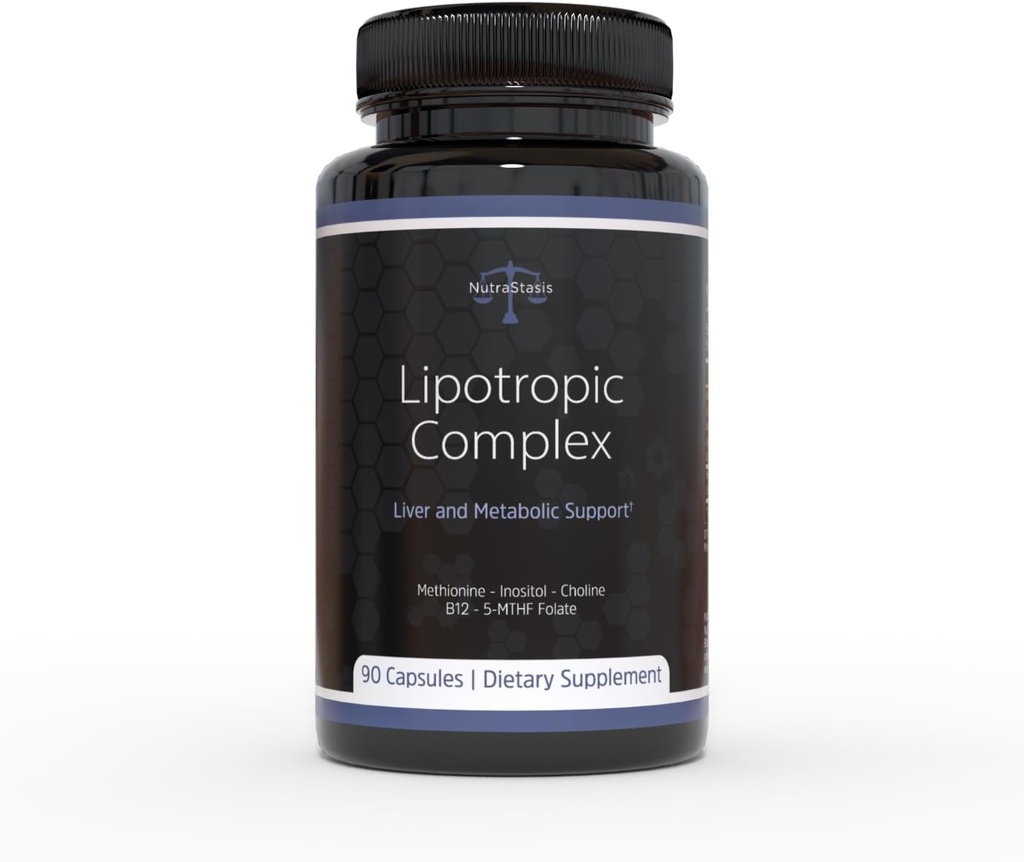 Lipotropic Complex MIC B12 - Methylated B12, B9, Inositol Choline Methionine - Liver Support & Detox, Metabolism Support, Weight Loss, Hormone Balance