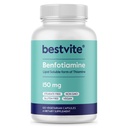 BESTVITE Benfotiamine 150mg (120 Vegetarian Capsules) No Stearates - No Silicon Dioxide - Vegan - Non GMO - Gluten Free