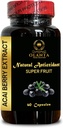 Natural Acai Berry Cleanse – Powerful Antioxidant Cleanse, Acai Powder, 4:1 acai Berry Extract, All-Natural and Non-GMO, Immune Support Booster - 1 Bottle 60 Capsules