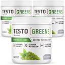 (3 Pack) Testo Greens Powder - Testo Greens, TestoGreens Powder, TestoGreens, TestoGreens Advanced Formula, Testo Greens All Natural Formula, TestoGreens Powder Reviews, 90 Servings for 3 Months