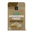 FGO Organic Ashwagandha Root Powder, 16oz Resealable Bulk Bag, Non-GMO, Indian Ginseng, Withania Somnifera, Sourced from India (Pack of 1)