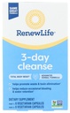 Renew Life 3-Day Cleanse Total Body Reset 2-Part Detox Cleanse Capsules, Digestive Wellness and Regularity, Herbal Blend with Magnesium and Cranberry, Soy, Dairy and gluten-free 12 Count