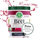 Green Foods - Organic Beet Essence Juice Powder- Nitric Oxide Super Food, Wholefood Antioxidant, Natural Energy, Endurance, Detox, 5.3oz (30 Servings) with Bonus Key Chain