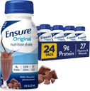 Ensure Original Nutrition Shake with 9 grams of protein, Meal Replacement Shakes, Milk Chocolate, 8 fl oz, 24 Count
