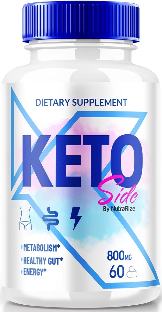 Keto Side Capsules, Premium Supplement to Support Active Lifestyle, All- Natural Keto Support to Achieve Fit and Healthy Body, KetoSide Detox Pills Reviews (60 Capsules)