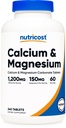 Nutricost Calcium & Magnesium Carbonate 240 Tablets, 1200mg of Ca & 150mg of Mg per Serving, 60 Servings- Gluten Free, Non-GMO