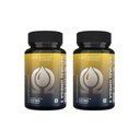 AADAR NATURAL OMEGA 3 | Vegan Omega3 Fatty Acid & Immunity Supplement for Men and Women |Flaxseed, Arjuna, Walnut - No Fish Oil | 60 Capsules(Pack of 2)