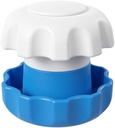 EZY DOSE Pill Crusher, Vitamins, Tablets Crusher and Grinder, Effortlessly Crushes Medications into Fine Powder, Features Storage Compartment, Durable, Easy-to-Use Design, Blue, Large, BPA Free