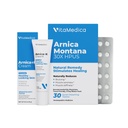 VitaMedica | Arnica Filler Kit Bundle | Arnica Montana 30X Blister Pack + Arnica & Vitamin K Topical Cream | Vitamin K Topical Cream | Softens, Calms, Moisturizes, & Restores Bruised Skin | Recovery