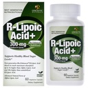 Genceutic Naturals R-Lipoic Acid Dietary Supplement | Vegetarian | Vegan | Gluten Free | Non GMO | 300mg (60 Capsules) | Single Count