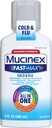 Mucinex Fast-Max Maximum Strength All-in-One Cold & Flu, 9 oz Bottle, for Use On Headaches, Body Pain, Sore Throats, Fevers, Chest Congestion, Cough, Nasal/Sinus Congestion, and Sinus Pressure