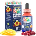 Clarity Kids Super Omega with DHA + EPA Omega 3 for Better Focus & Quality Sleep Algae Oil Omega 3 Liquid (1 mL per Serving) All Natural DHA Drops for Children USA Made Supplement (1 fl oz)