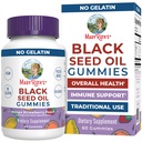 MaryRuth Organics Black Seed Oil Gummies | Black Cumin Seed Oil Supplement | Traditionally Used for Immune Support & Cardiovascular Health | Vegan | No Gelatin | Pectin Based | 60 Gummies