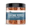 Earthborn Elements Cayenne Pepper 200 Capsules, Pure & Undiluted, No Additives