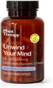 Plant Therapy Unwind Your Mind Herbal Supplement Capsules, Naturally Relaxing, Helps Calm a Busy Brain, Great After a Long Day or Before Bed, 120 Vegetarian Capsules (4 Month Supply), Made in The USA