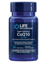 Life Extension Super Ubiquinol CoQ10, 200 mg, 30 Softgels