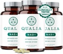 Qualia NAD Supplement — Clinically Proven to Boost NAD+ up to 67%. Optimized Aging, Energy, Focus. Elite NAD+ Booster Ingredients: Nicotinamide Riboside (NIAGEN,) Niacin, Niacinamide (3 Month Supply)
