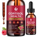 (2 Pack) Cortisol Liquid Drops for Women - Balanced Cortisol, Hormone Balance Support, Cortisol Supplements for Women with Magnesium Complex, Rhodiola Rosea, Ashwagandha, Sugar-Free, 1 Fl Oz