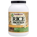 NutriBiotic – Vanilla Rice Protein, 3 Lb (1.36kg) | Low Carb, Keto-Friendly, Vegan, Raw Protein Powder | Grown & Processed Without Chemicals, GMOs or Gluten | Easy to Digest & Nutrient Rich