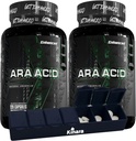 Enhanced Athlete - Arachidonic Acid Supplement - Muscle and Strength Supplement for Increased Muscle Mass & Improved Recovery for Men & Women (120 Capsules) - 2 Pack with Kinara Pill Organizer