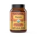 Papaya Enzyme Capsules 500mg - Organic Enzymes for Digestion with Papain, Gut Cleanse Support from Seeds, Vegan Non GMO Herbal Supplement Made USA, Fast Absorbing Digestive Support Formula Capsules